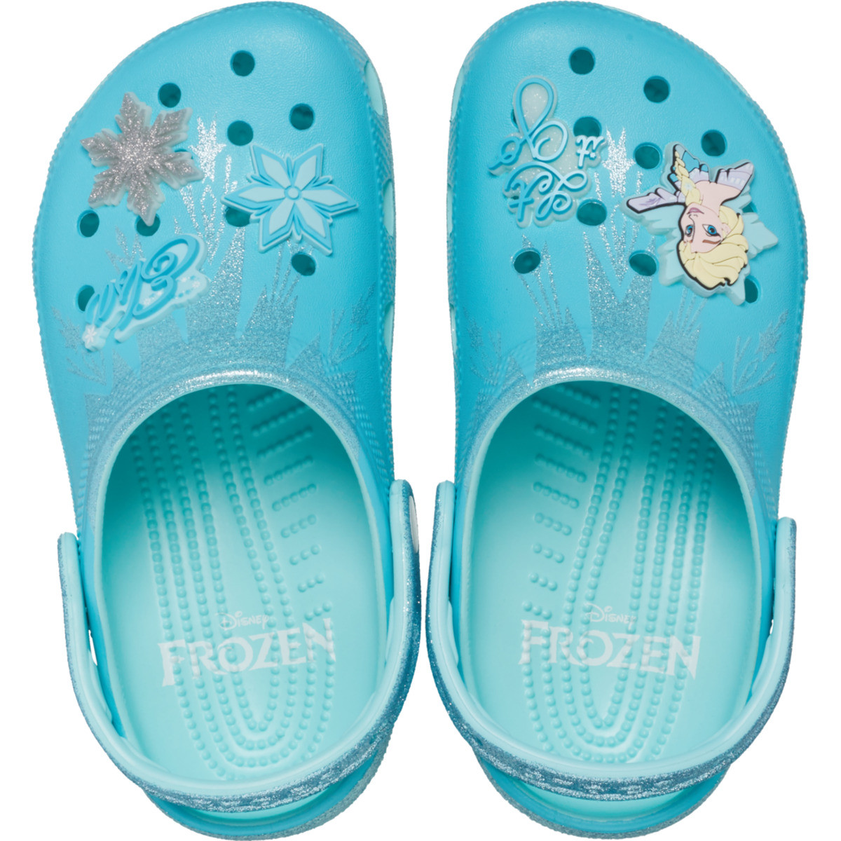 Saboti Crocs Disney Frozen Elsa Classic Clog Kids Multicolor - Multi - imagine 8